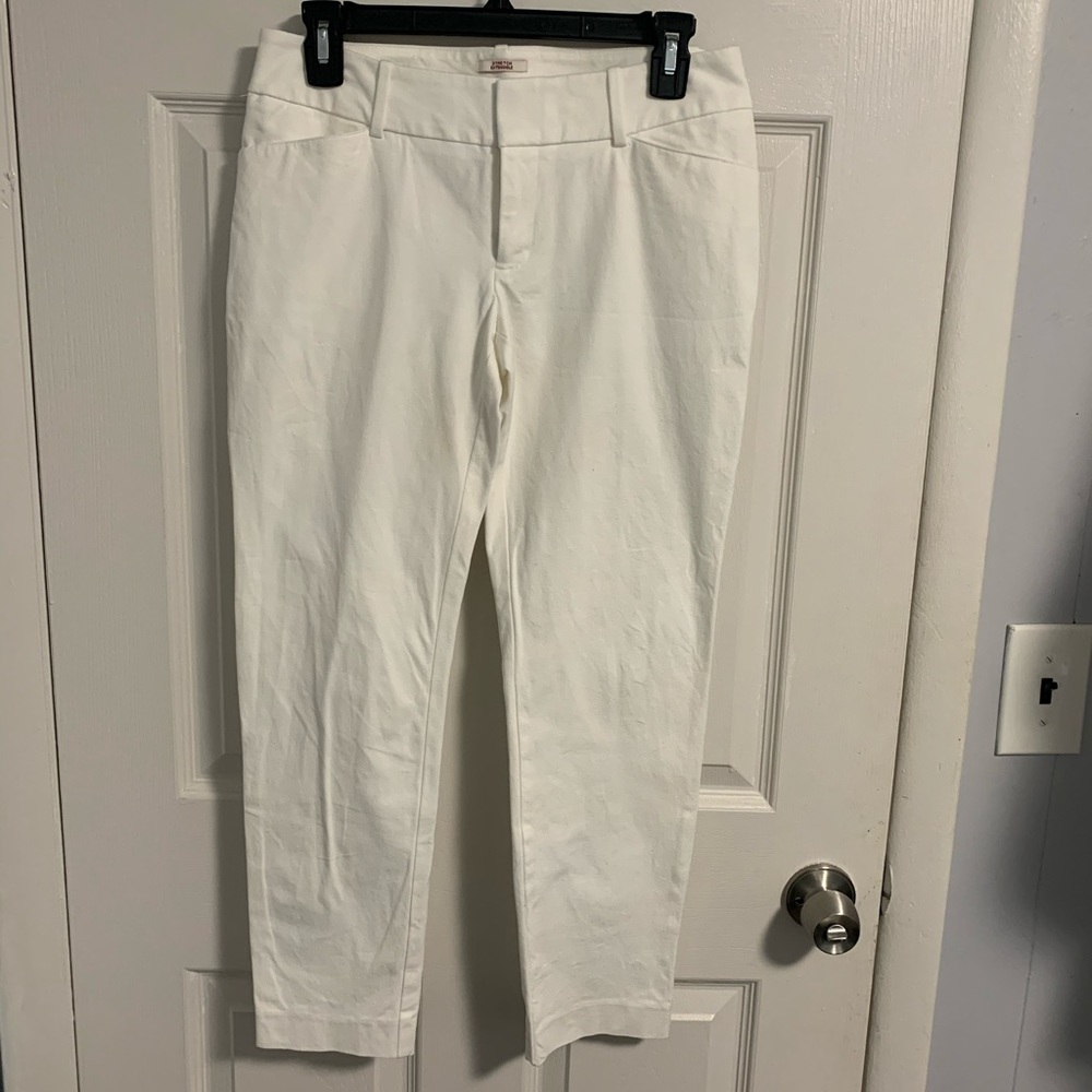White Ankle Pants
